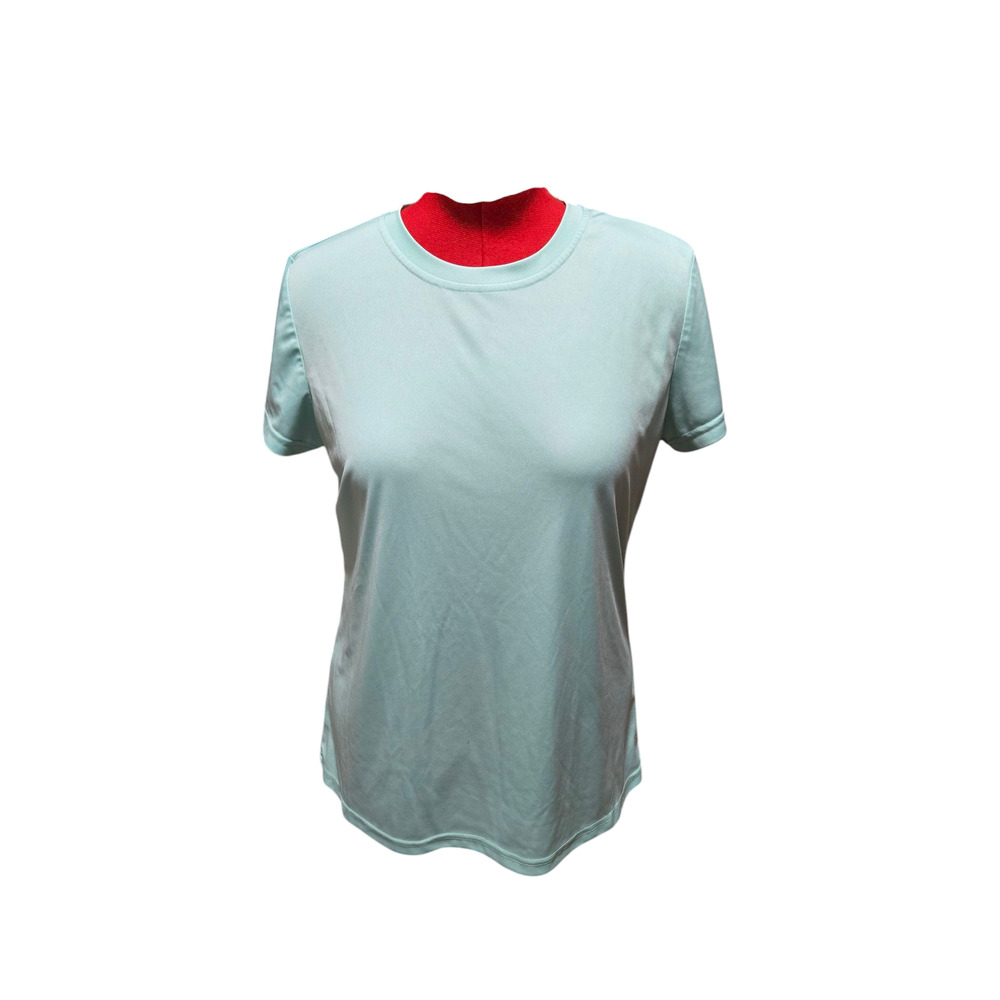 Seafoam green short sleeve athletic tee, size xl